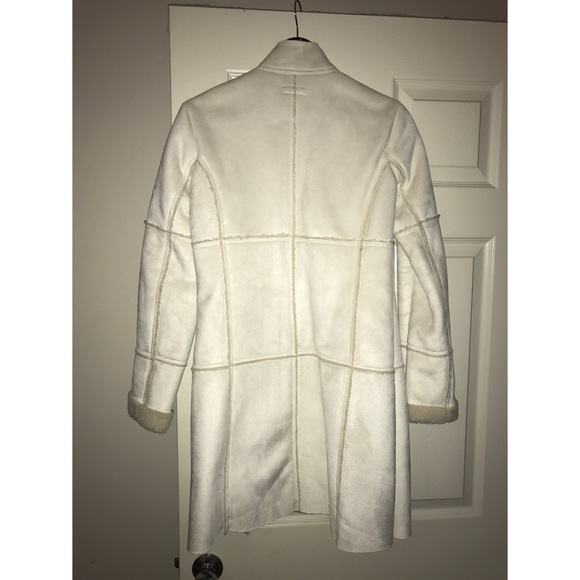 NWOT Bebe Faux Suede and shearling coat - Picture 2 of 4